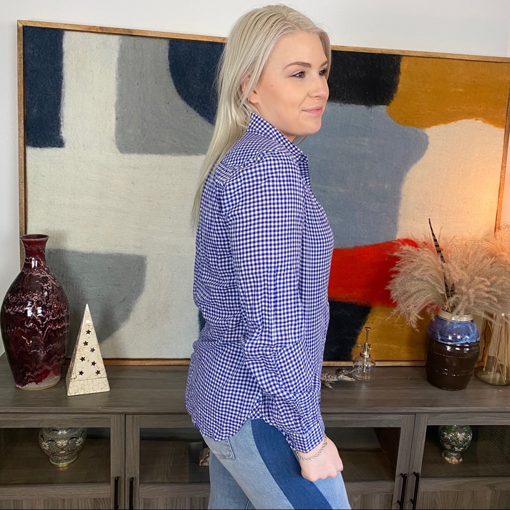 Jcrew Gingham Top - image 4